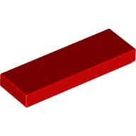 [New] Tile 1 x 3, Red. /Lego. Parts. 63864